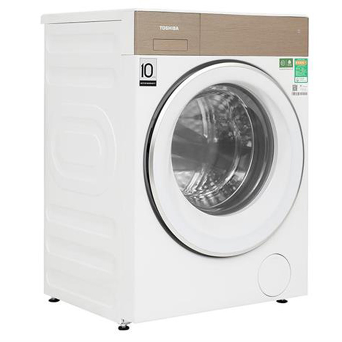 Máy giặt Toshiba cửa trước Inverter lồng ngang 10.5 kg TW-T37BZP115MWV(WT)