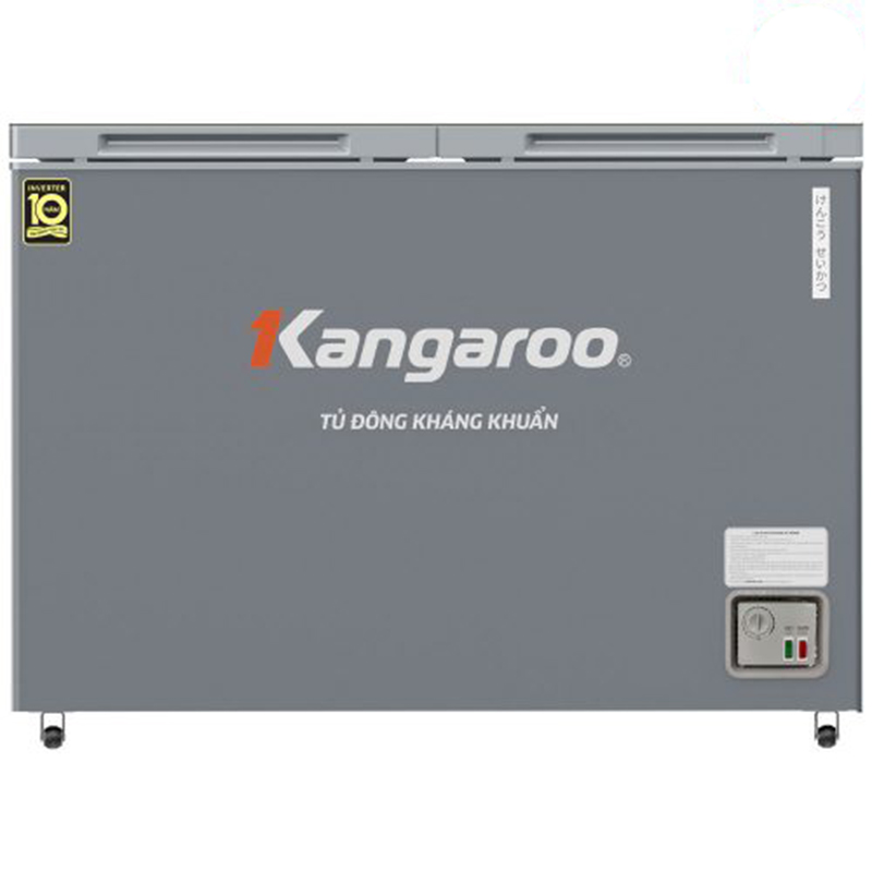 Tủ đông 2 cánh Kangaroo kháng khuẩn inverter 286 lít KGFZC286IK1