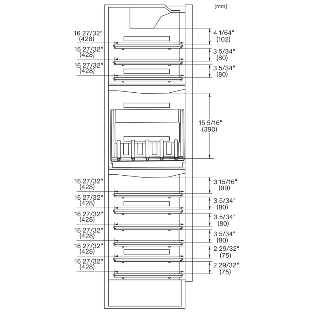 Tủ bảo quản rượu vang âm tủ Miele KWT 2672 Vis MasterCool 91 chai âm tủ