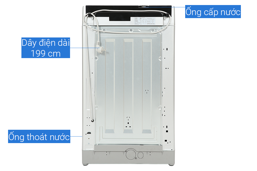 Máy giặt cửa trên Whirlpool lồng đứng 8.5 Kg VWVC8502FS